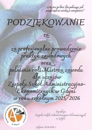 Podziękowanie