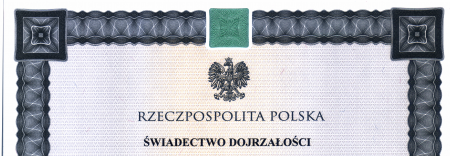 Świadectwa maturalne