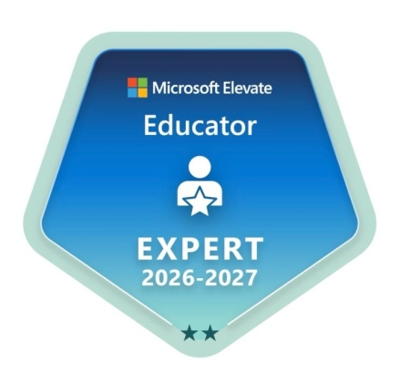Odznaka Microsoft Elevate Educator Expert dla naszej nauczycielki