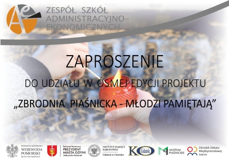 Konkurs ''ZBRODNIA PIAŚNICKA - MŁODZI PAMIĘTAJĄ'' - zaproszenie