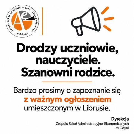 Ogłoszenie Dyrekcji
